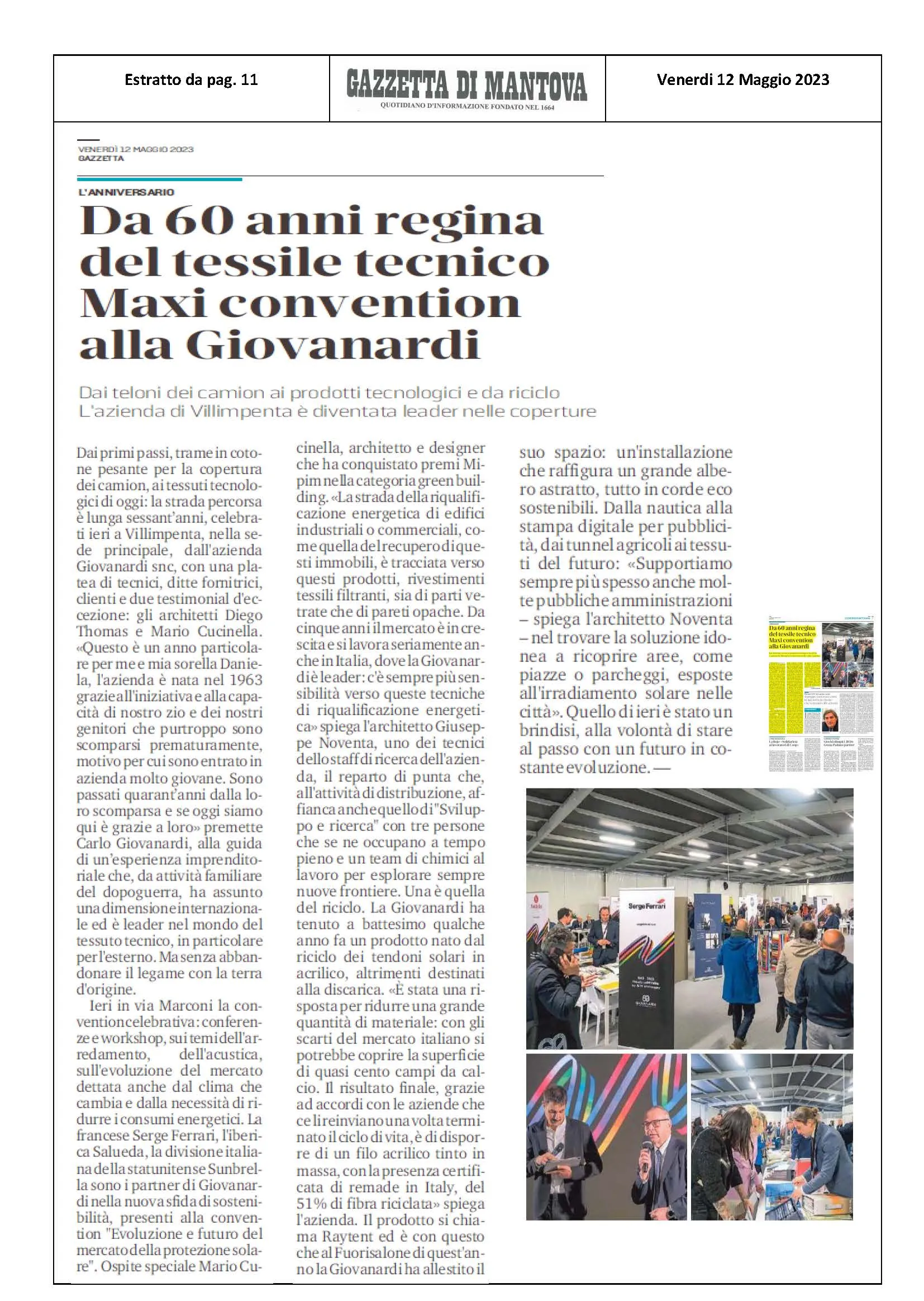 Giornale 60 anni